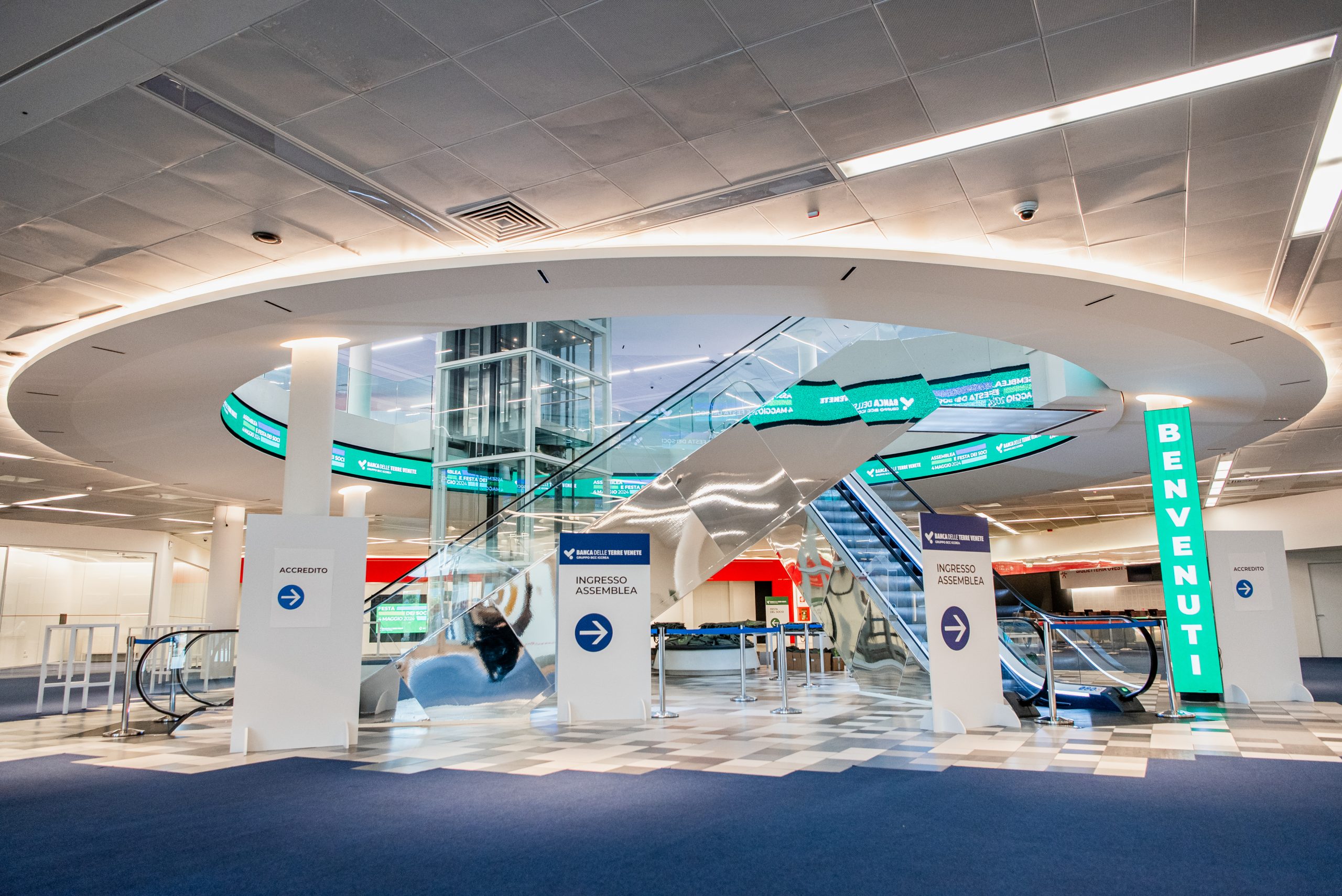 Welcome coffe, personalizzazione foyer